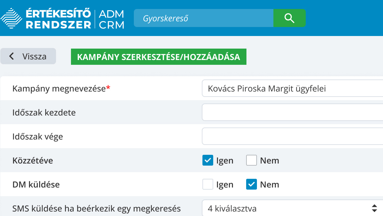 ADM CRM